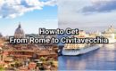 how to get from rome to civitavecchia