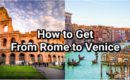 how to get from rome to venice