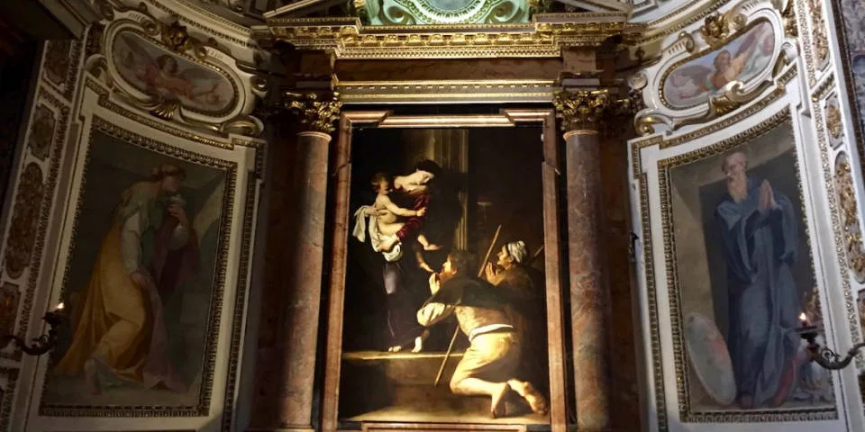 Madonna di Loreto art work of Caravaggio