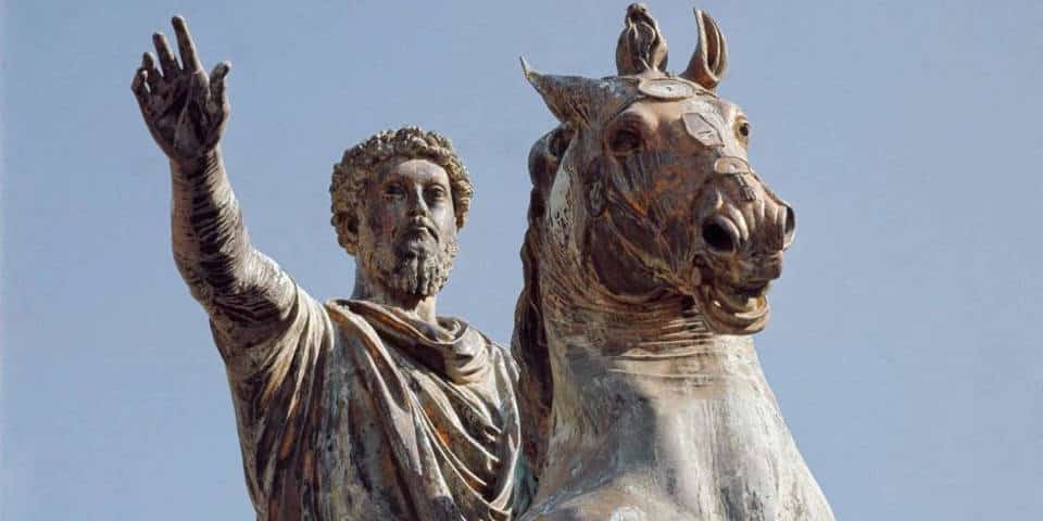 the statue of Marcus Aurelius