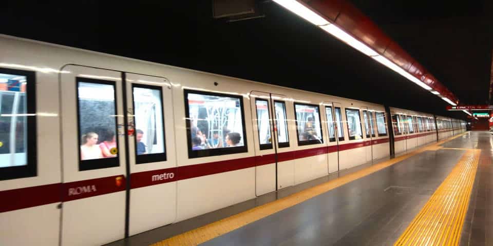 the metro in Rome
