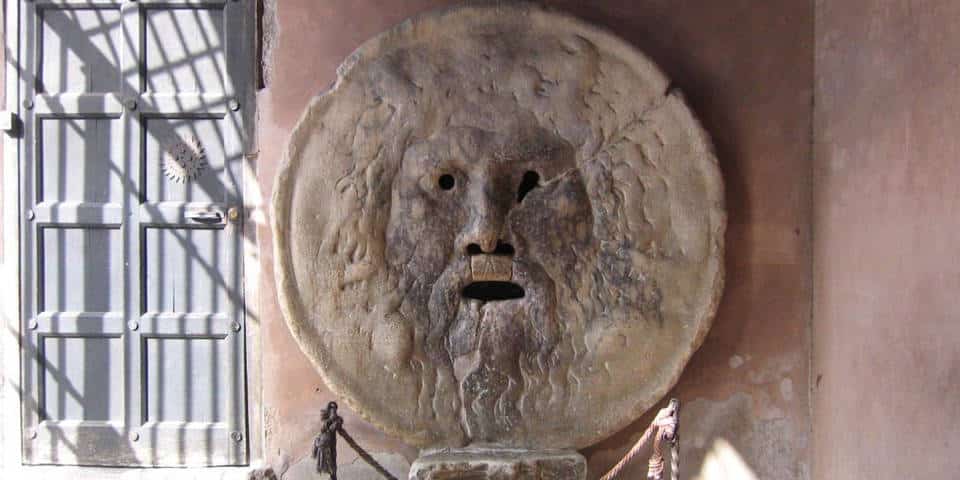 The mouth of truth in Santa Maria in Cosmedin in Rome