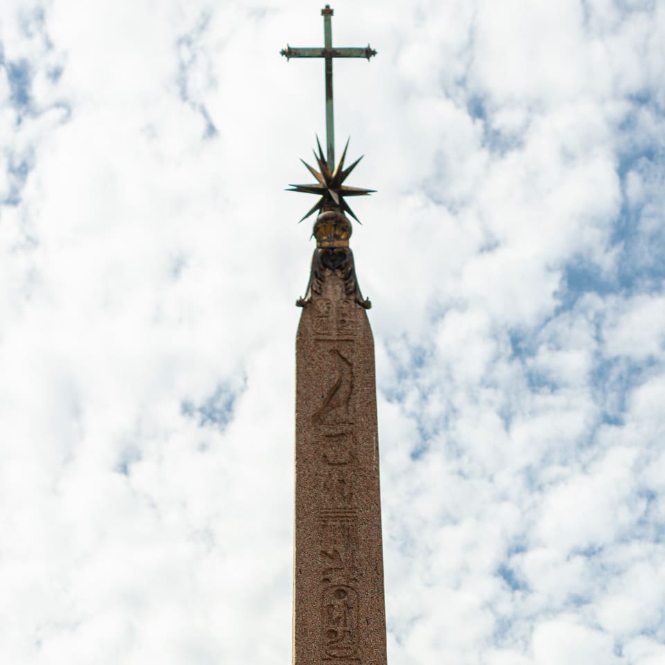 Pantheon obelisk Ramesses II cartouches Rome