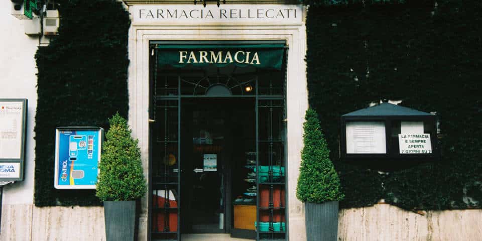 Pharmacy in Santa Maria Trastevere in Rome