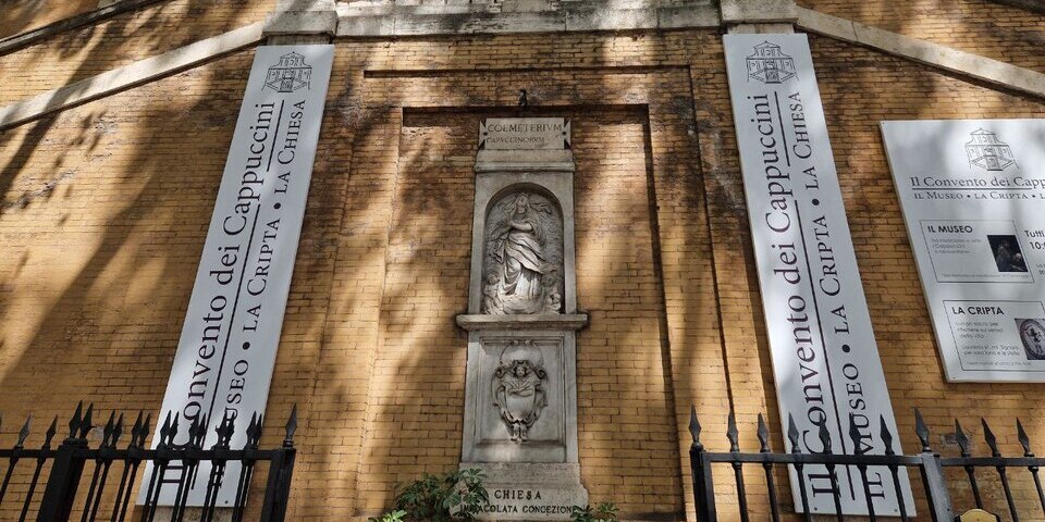 Capuchin Crypt Rome entrance