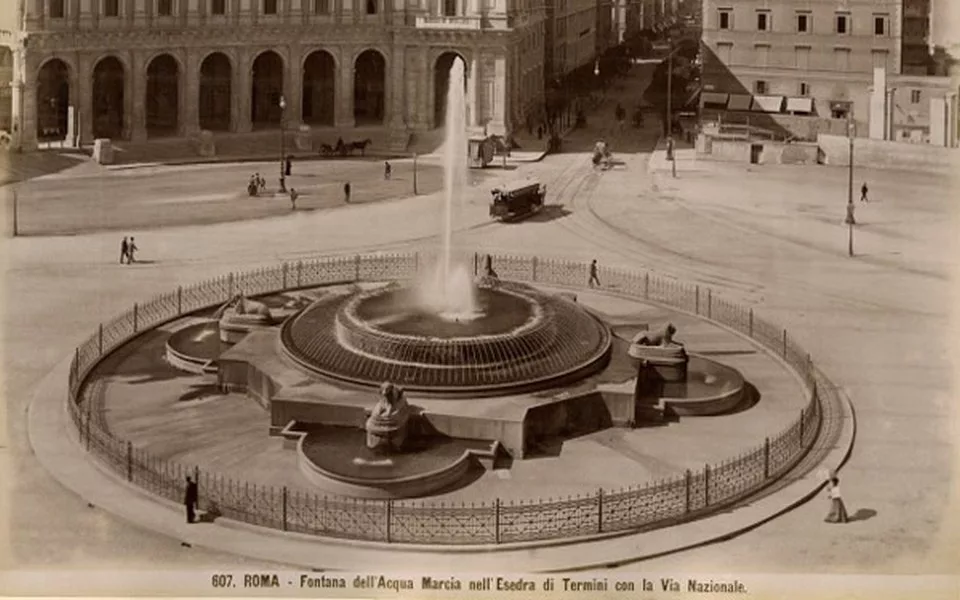 piazza della republica beginning of the 20th century