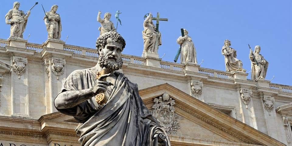 statues of Saints on St Peter's Square