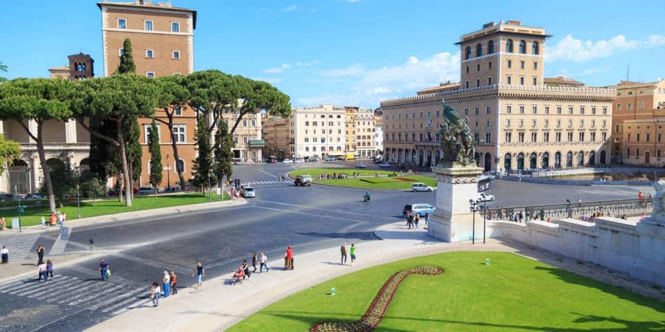 Piazza Venezia in Rome