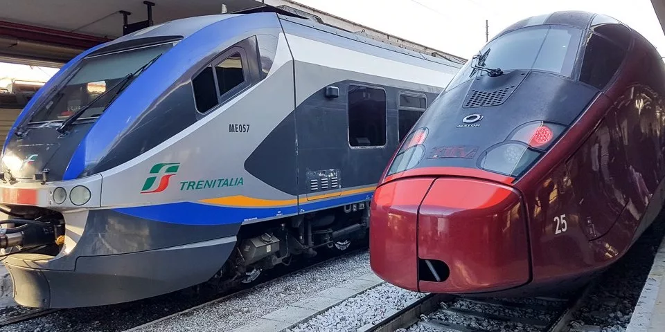 Train from Rome to Positano
