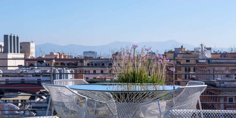 rooftop restaurant sette in rome