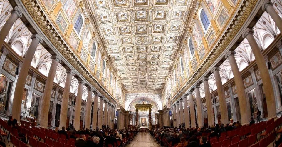 Interior Basilica Santa Maria Maggiore Rome