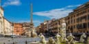 the area of the Navona Square in Rome