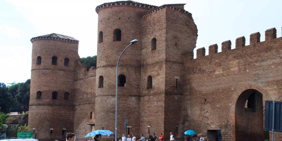 La Muralla Aureliana en Roma hoy en día