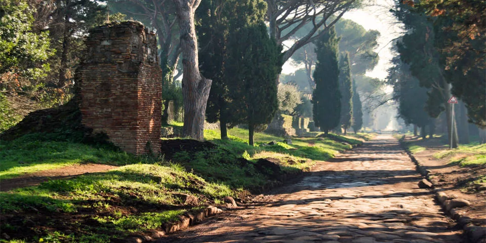 Via Appia antica in Rome