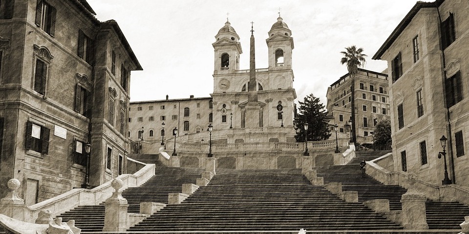 Trinita dei Monti church in Rome