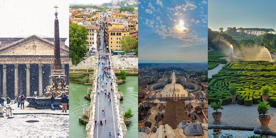 weather in Rome in different seasons
